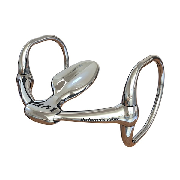 Winning Tongue Plate WTP (Winning Tongue Plate) Eggbutt Bit with Extended Plate 5" 3294-5 - main